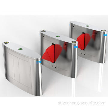 Segurança de controle de acesso Flap Turnstile Gate